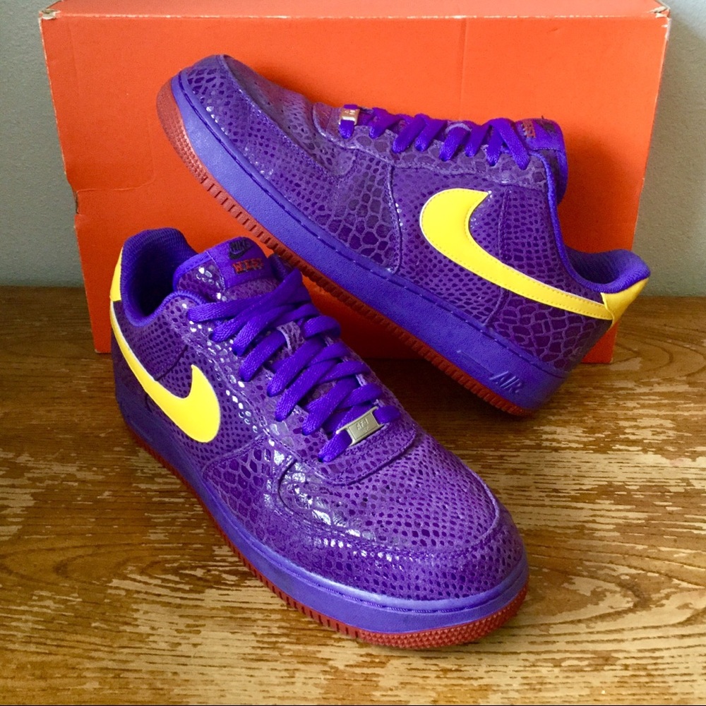 🔥🏆NEW Nike AF1 x LA Lakers Ltd Edition Kobe🏆🔥